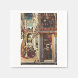 The Annunciation, with Saint Emidius Napkin