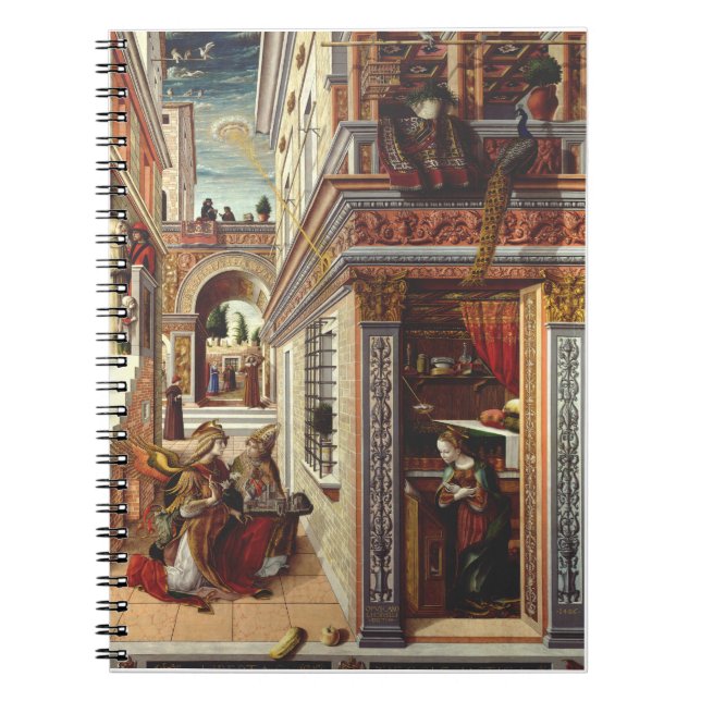 The Annunciation, with Saint Emidius Notebook (Front)