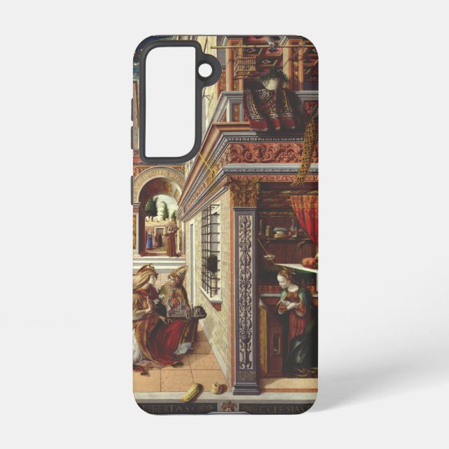 The Annunciation, with Saint Emidius Samsung Galaxy S21 Case (Back)