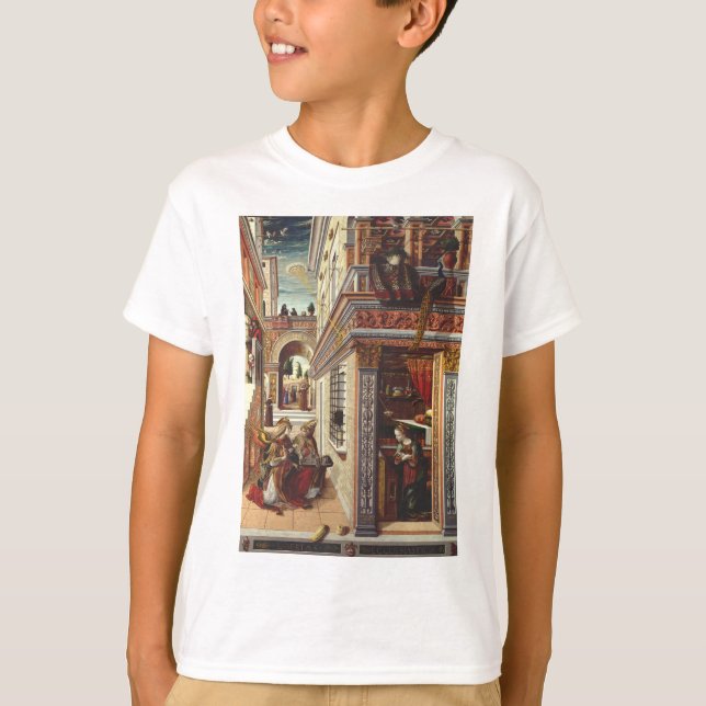 The Annunciation, with Saint Emidius T-Shirt (Front)