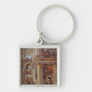 The Annunciation with St. Emidius, 1486 Key Ring