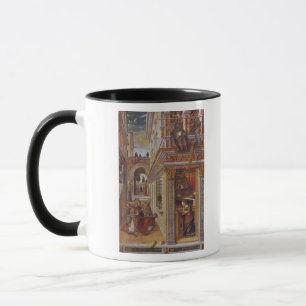 The Annunciation with St. Emidius, 1486 Mug