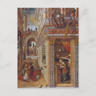 The Annunciation with St. Emidius, 1486 Postcard
