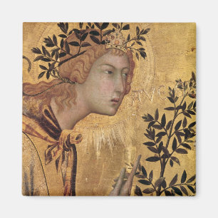 The Annunciation with St. Margaret Magnet