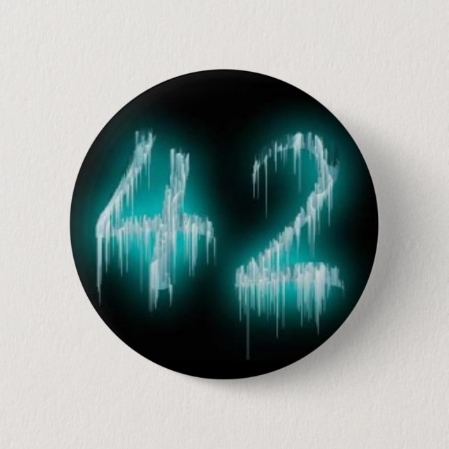 The Answer 6 Cm Round Badge (Front)