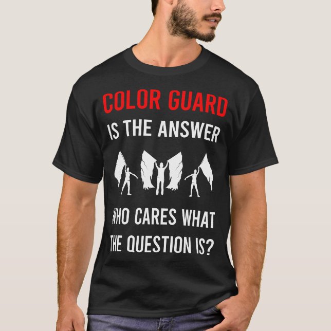 The Answer Colour Guard Colorguard T-Shirt (Front)