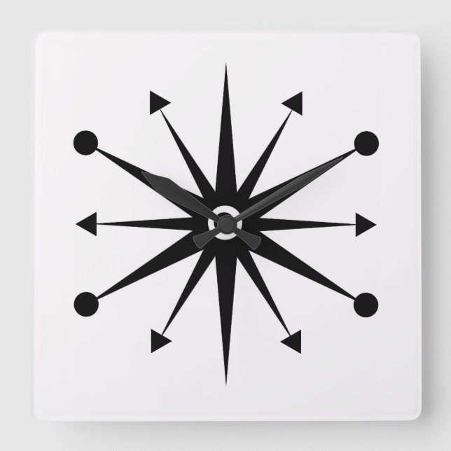 The Answer Is Yes Square Wall Clock (Front)
