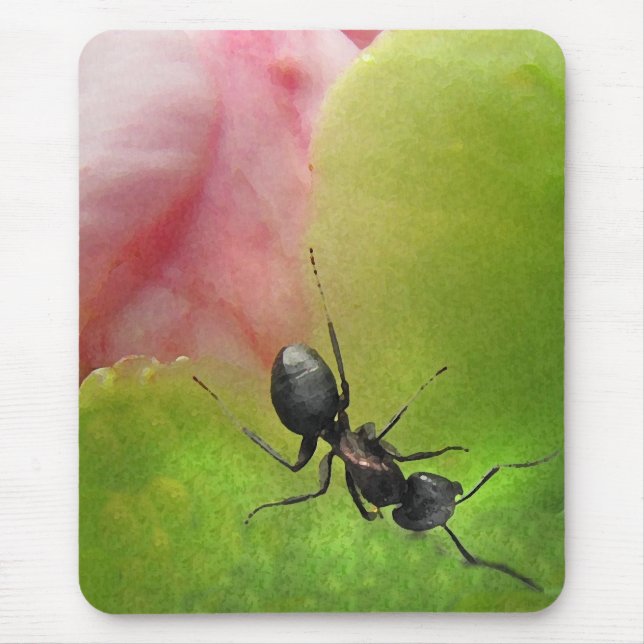 The Ant and the Peony Mouse Pad (Front)