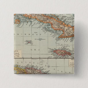 The Antilles 15 Cm Square Badge