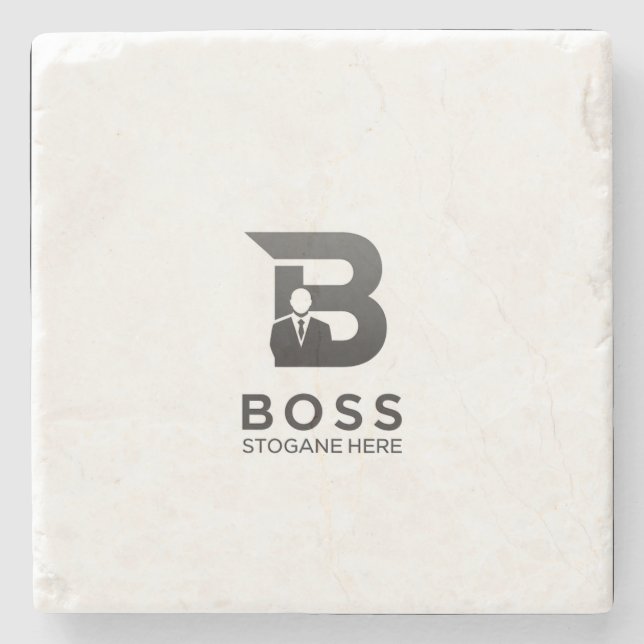 The Apex B Logo Stone Coaster (Front)