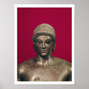 The Apollo of Piombino, head of the statue, found Poster