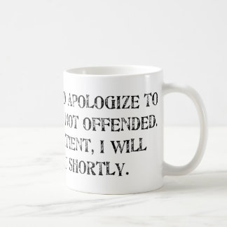 the apology coffee mug