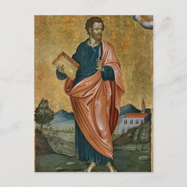 The Apostle Bartholomew by Emmanuel Tzanes Postcard (Front)