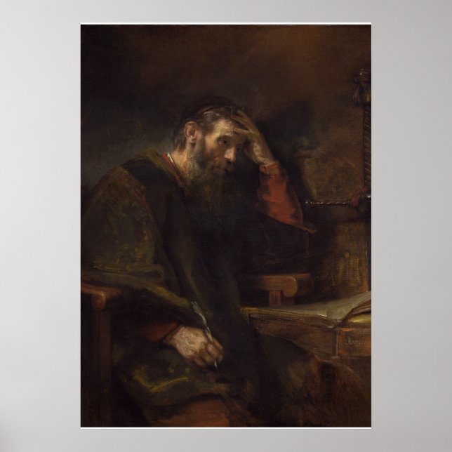 The Apostle Paul, c.1657 (oil on canvas) Poster (Front)