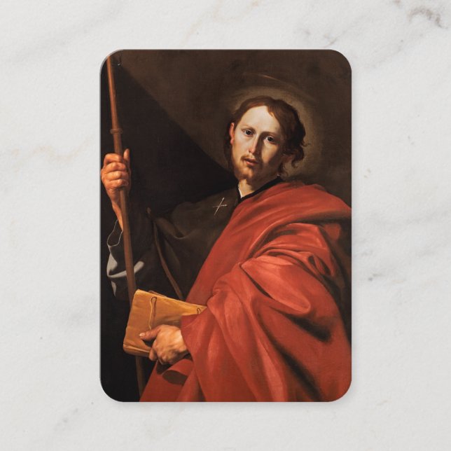 The Apostle St James the Greater Prayer Card (Front)
