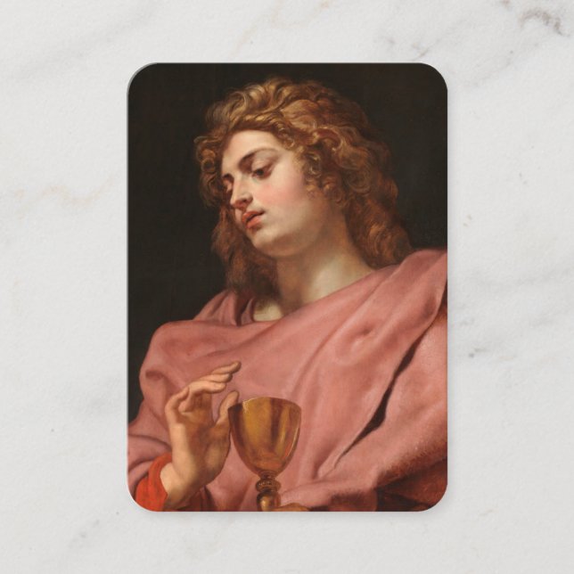 The Apostle St John Prayer Card (Front)