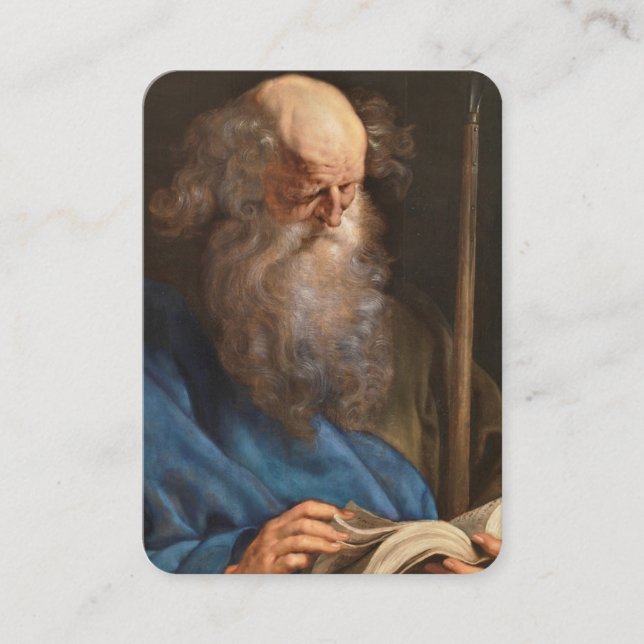 The Apostle St Thomas Prayer Card (Front)