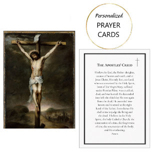 The Apostles' Creed Catholic Prayer Card          