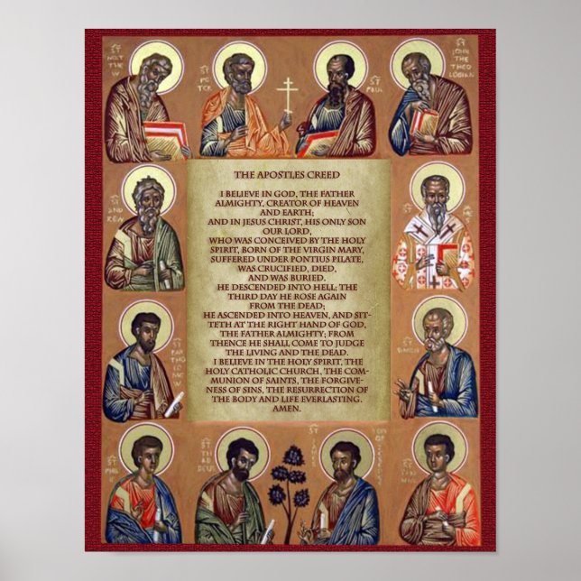 The Apostles Creed Poster (Front)