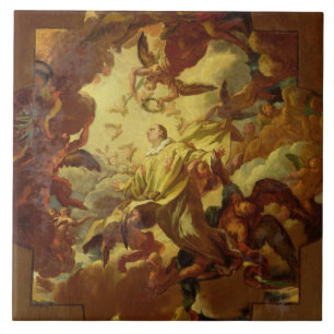 The Apotheosis of St. Stephen Tile