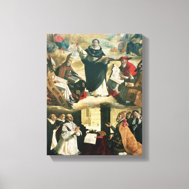 The Apotheosis of St. Thomas Aquinas, 1631 Canvas Print (Front)
