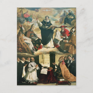 The Apotheosis of St. Thomas Aquinas, 1631 Postcard