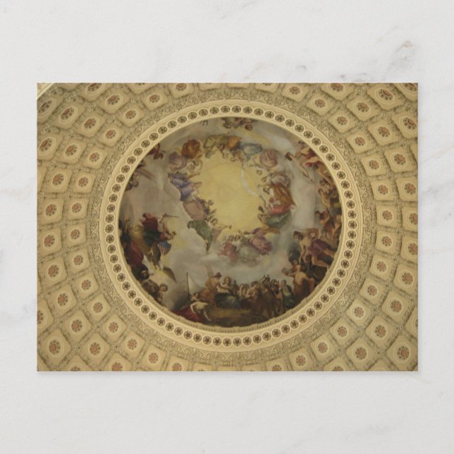 The Apotheosis of Washington  Washington DC Art Postcard (Front)