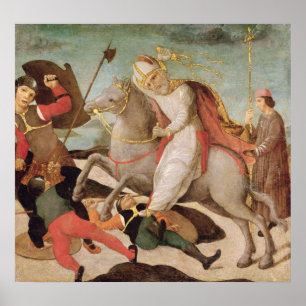 The Apparition of St. Ambrose Poster
