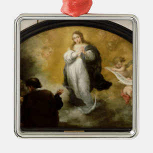 The Apparition of the Virgin, 1665 Metal Tree Decoration