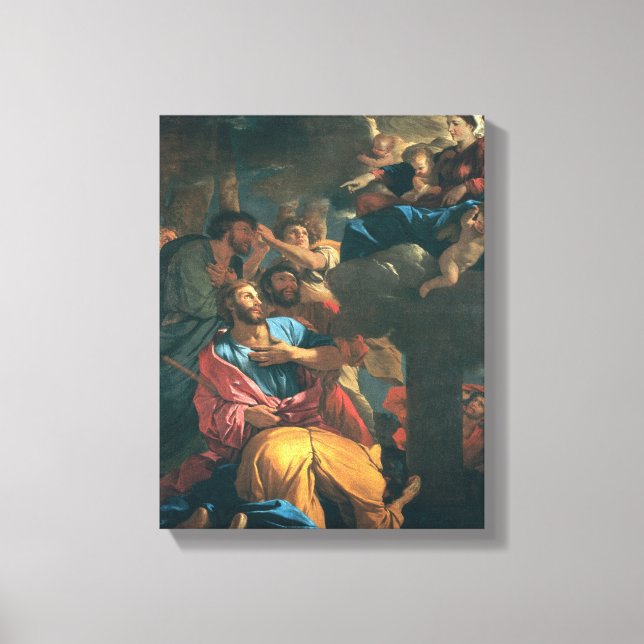 The Apparition of Virgin the St. James the Canvas Print (Front)