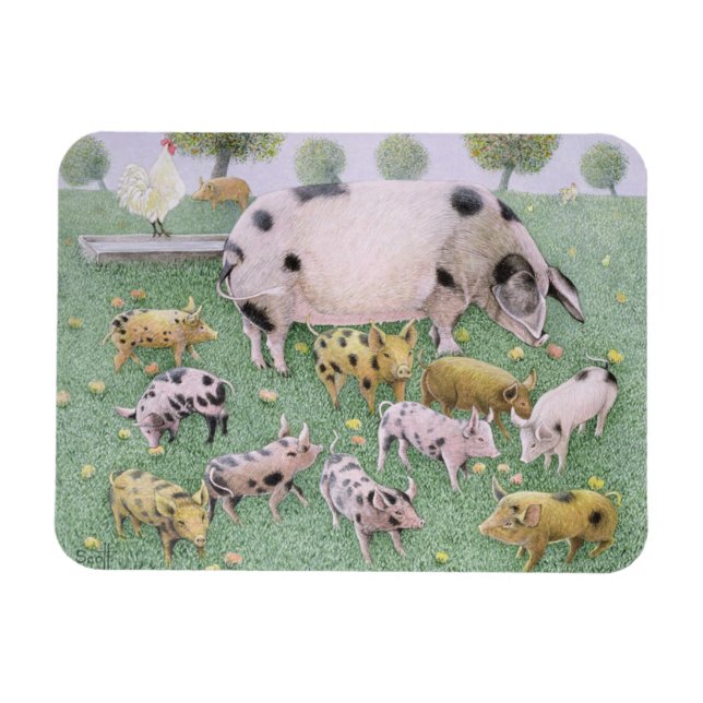 The Apple Feast Magnet (Horizontal)