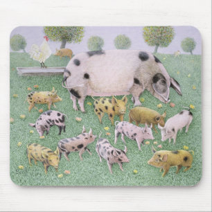 The Apple Feast Mouse Pad