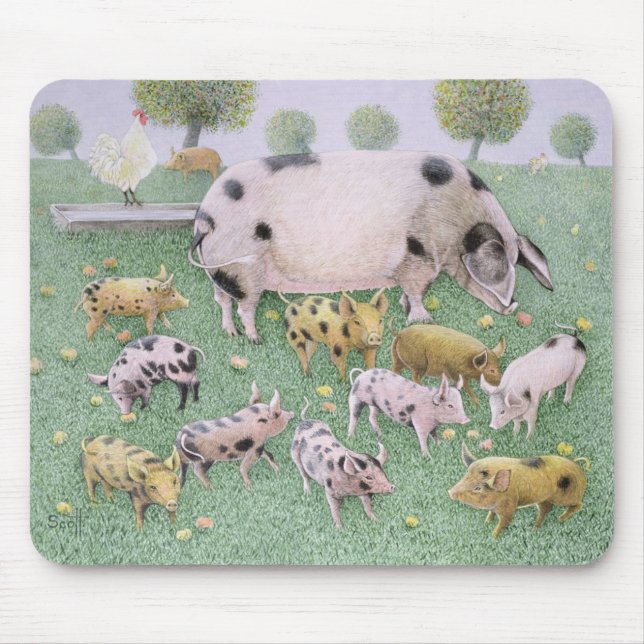 The Apple Feast Mouse Pad (Front)