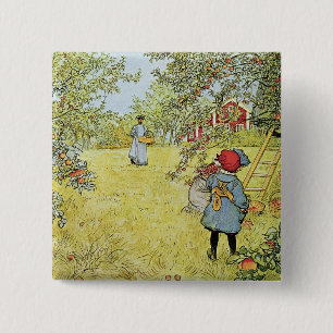 The Apple Harvest 15 Cm Square Badge