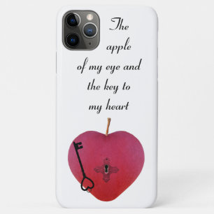 The apple of my eye and the key to my heart Case-Mate iPhone case