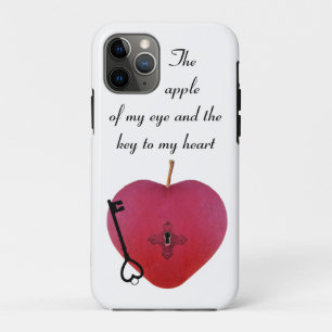 The apple of my eye and the key to my heart Case-Mate iPhone case
