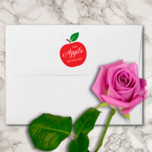 The Apple Of Our Eye Baby Shower Envelope