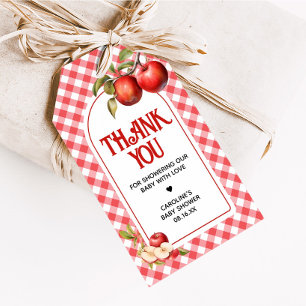 The Apple of Our Eye Baby Shower Favor Tags