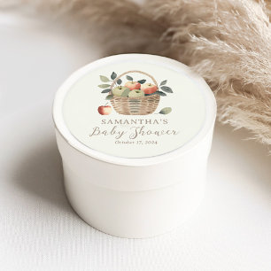 The Apple of Our Eye Baby Shower Favour Stickers