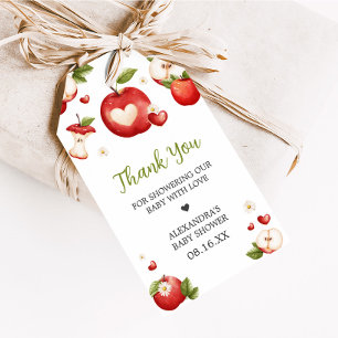 The Apple of our Eye Baby Shower Favour Tags