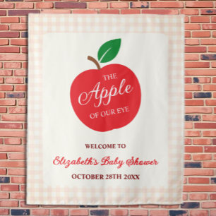 The Apple Of Our Eye Baby Shower Tapestry