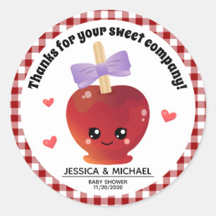 The Apple Of Our Eye Classic Round Sticker