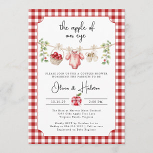 The Apple of Our Eye Couples  Invitation
