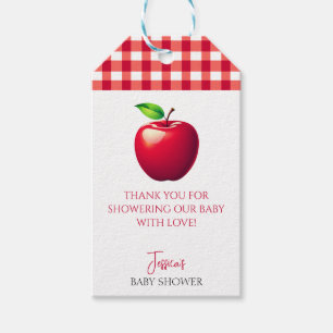 The Apple of Our Eye Fall Baby Shower Gift Tags