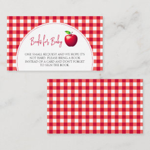 The Apple of Our Eye Fall Books for Baby  Enclosure Card