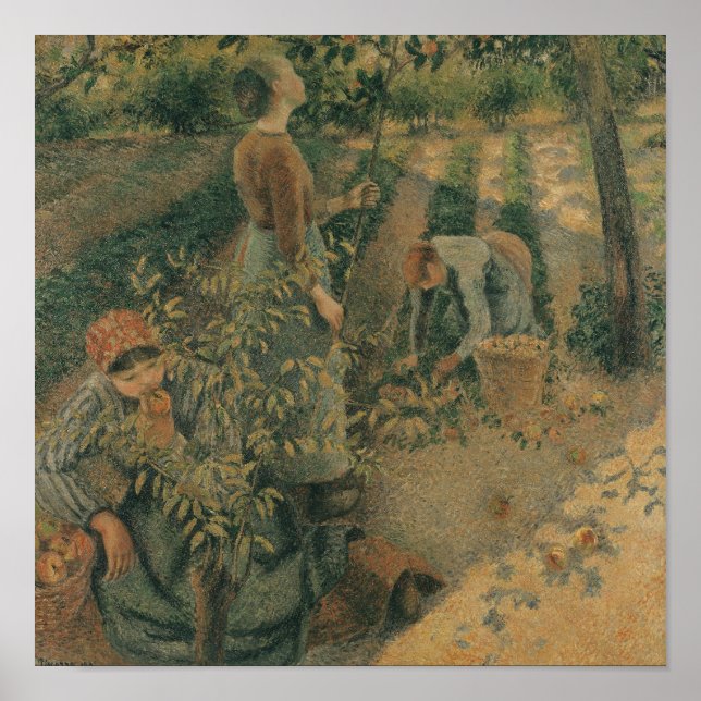 The Apple Pickers, 1886 Poster (Front)