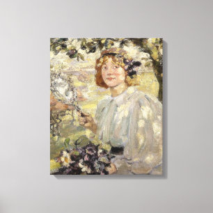 The Apple Tree (by Bessie MacNicol) Canvas Print
