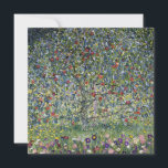 The Apple Tree (by Gustav Klimt) Card<br><div class="desc">This design features artwork by Gustav Klimt (1862–1918), who was an Austrian symbolist painter and one of the most prominent members of the Vienna Secession movement. The painting featured in this design shows a beautiful apple tree bearing fruit, bright red apples hanging from its boughs. The image is painted with...</div>