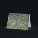 The Apple Tree (by Gustav Klimt) Card<br><div class="desc">This design features artwork by Gustav Klimt (1862–1918), who was an Austrian symbolist painter and one of the most prominent members of the Vienna Secession movement. The painting featured in this design shows a beautiful apple tree bearing fruit, bright red apples hanging from its boughs. The image is painted with...</div>