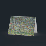 The Apple Tree (by Gustav Klimt) Card<br><div class="desc">This design features artwork by Gustav Klimt (1862–1918), who was an Austrian symbolist painter and one of the most prominent members of the Vienna Secession movement. The painting featured in this design shows a beautiful apple tree bearing fruit, bright red apples hanging from its boughs. The image is painted with...</div>